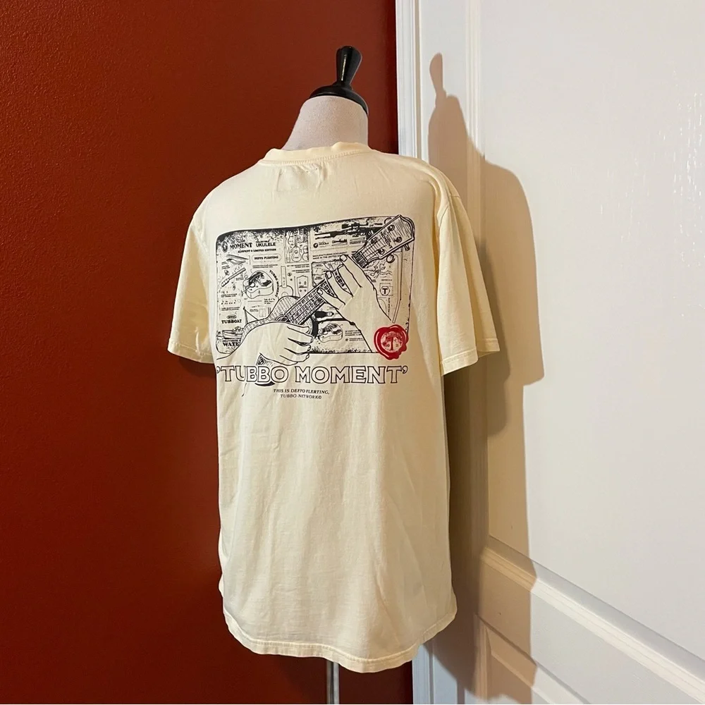 The Tubbo‎ Moment Men’s Limited Edition Ukelele Sand Tee Shirt